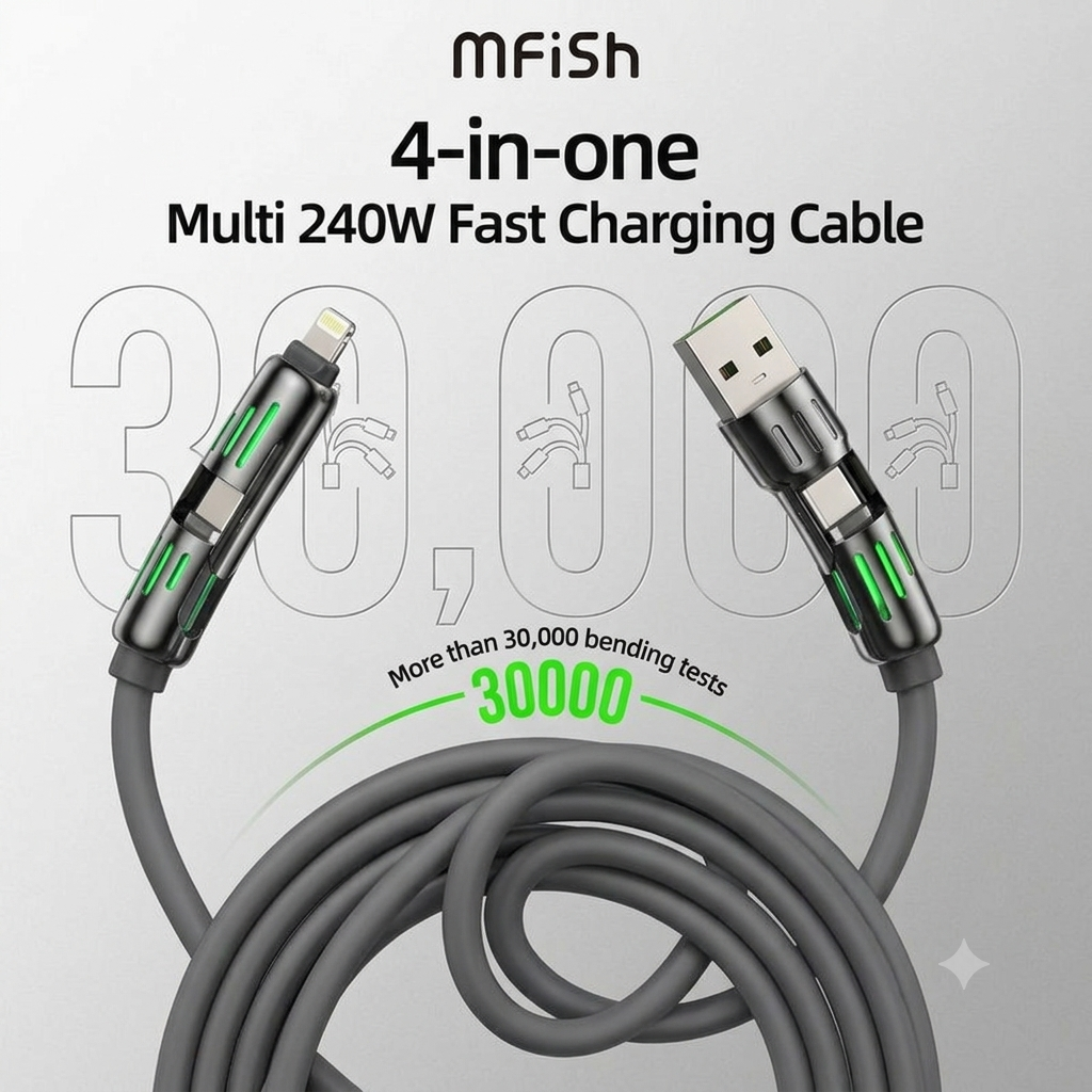4-in-1 Multi USB Charging Cable